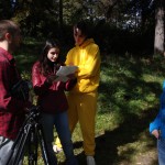 Rodriguez Directing in Forest